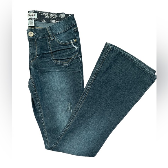 Mudd Jeans Vintage Mudd Jeans Y2k Low Rise Flare Bell Bottoms Flat